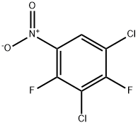 2,4-Difluoro-3,5-dichloronitrobenzene Structure