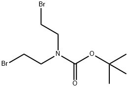 N-Boc-N,N-bis(2-bromoethyl)amine Structure