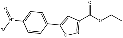 3-(4-NITRO-PHENYL)-ISOXAZOLE-5-CARBOXYLIC ACID ETHYL ESTER Structure