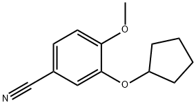 3-(CYCLOPENTYLOXY)-4-METHOXYBENZONITRILE Structure