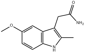 2-(5-methoxy-2-methyl-1H-indol-3-yl)acetamide Structure