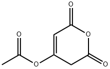 ACETIC ACID 2,6-DIOXO-3,6-DIHYDRO-2H-PYRAN-4-YL ESTER Structure