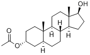 5alpha-Androstan-3alpha,17beta-diol 3-acetate Structure