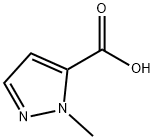 1-Methyl-1H-pyrazole-5-carboxylic acid Structure