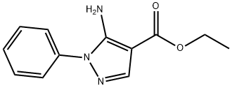5-AMINO-4-CARBETHOXY-1-PHENYLPYRAZOLE Structure