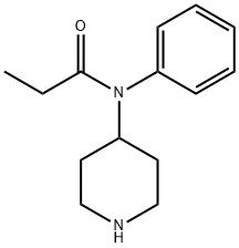 N-Phenyl-N-(4-piperidinyl)propanamide admixture with HCl salt Structure