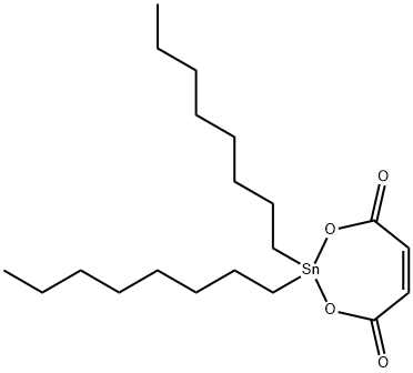 Dioctyl(maleate)tin  Structure