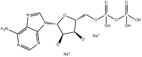 Adenosine-5'-diphosphate disodium salt Structure