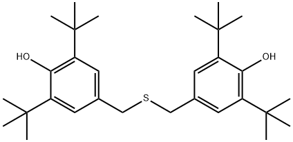 BIS(3,5-DI-T-BUTYL-4-HYDROXYBENZYL) SULFIDE Structure