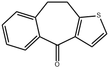 4-Oxo-9,10-dihydro-4H-benzo(4,5)-cyclohepta-(1,2b)thiophene Structure