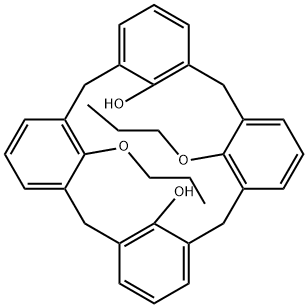 25,27-DIPROPOXYCALIX[4]ARENE Structure