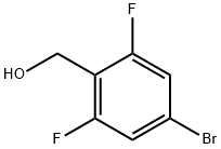 4-BROMO-2,6-DIFLUOROBENZYL ALCOHOL Structure