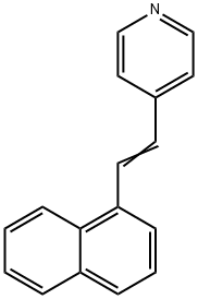 4-(1-NAPHTHYLVINYL)PYRIDINE Structure