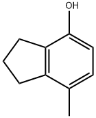 4-HYDROXY-7-METHYLINDANE Structure