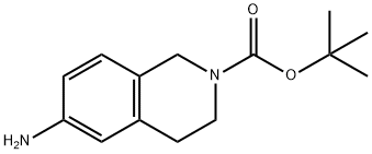 6-AMINO-2-N-BOC-1,2,3,4-TETRAHYDRO-ISOQUINOLINE Structure