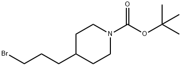 1-Boc-4-(3-broMopropyl)piperidine Structure
