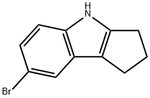 7-BROMO-1,2,3,4-TETRAHYDROCYCLOPENTA[B]INDOLE Structure