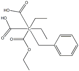 ETHYL 2,2'-BIS(ETHOXYCARBONYL)-3-PHENYLPROPANOATE Structure