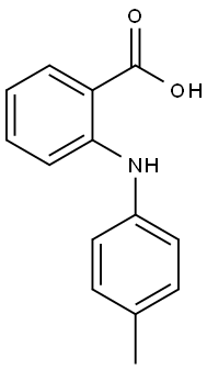 2-[(4-METHYLPHENYL)AMINO]BENZOIC ACID Structure