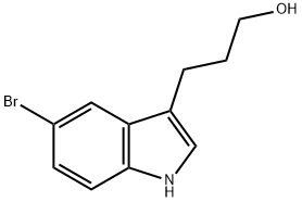 1H-INDOLE-3-PROPANOL,5-BROMO- Structure
