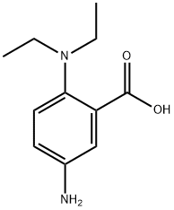 Benzoic acid, 5-amino-2-(diethylamino)- (9CI) Structure