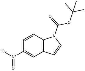 TERT-BUTYL 5-NITRO-1H-INDOLE-1-CARBOXYLATE Structure