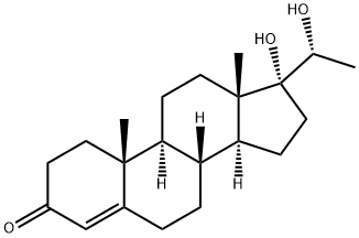 17ALPHA,20BETA-DIHYDROXY-4-PREGNEN-3-ONE Structure