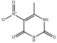 5-Nitro-6-methyluracil Structure