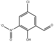 5-CHLORO-2-HYDROXY-3-NITRO-BENZALDEHYDE Structure