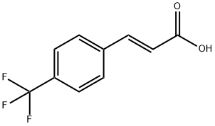 4-(Trifluoromethyl)cinnamic acid Structure