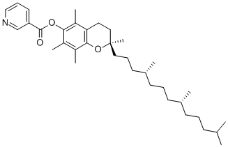 Vitamin E nicotinate Structure