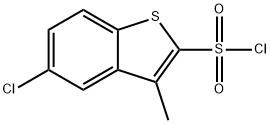 5-CHLORO-3-METHYLBENZO[B]THIOPHENE-2-SULFONYL CHLORIDE Structure