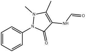 N-(2,3-dihydro-1,5-dimethyl-3-oxo-2-phenyl-1H-pyrazol-4-yl)formamide Structure