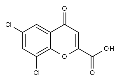 6,8-DICHLOROCHROMONE-2-CARBOXYLIC ACID Structure