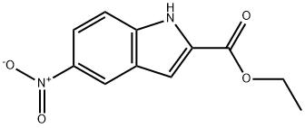 Ethyl 5-nitroindole-2-carboxylate Structure