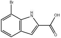7-Bromoindole-2-carboxylic acid Structure