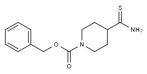 benzyl 4-[amino(thiocarbonyl)]piperidine-1-carboxylate Structure