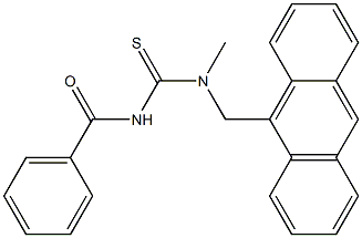 N-(9-ANTHRYLMETHYL)-N-BENZOYL-N-METHYL-T Structure