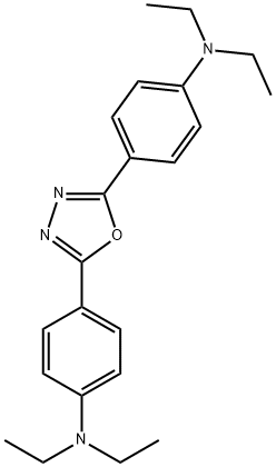 2,5-BIS(4'-DIETHYLAMINOPHENYL)-1,3,4-OXADIAZOLE Structure