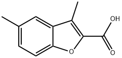 3,5-DIMETHYL-1-BENZOFURAN-2-CARBOXYLIC ACID Structure
