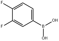 3,4-Difluorophenylboronic acid Structure