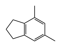 2,3-Dihydro-4,6-dimethyl-1H-indene Structure