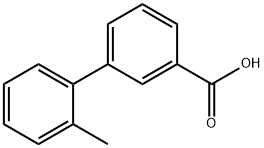 2'-METHYLBIPHENYL-3-CARBOXYLIC ACID Structure