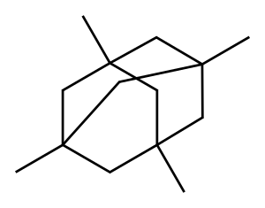 1,3,5,7-Tetrmethyl-adamantane Structure
