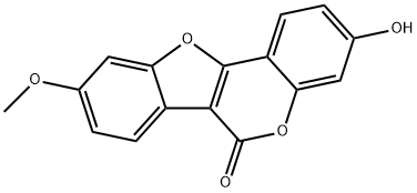 3-HYDROXY-9-METHOXYCOUMESTAN Structure