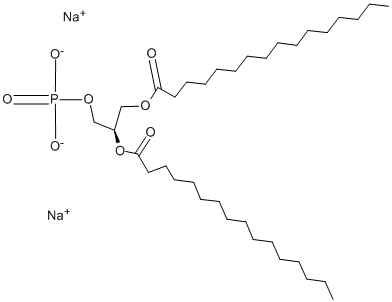 1,2-DIPALMITOYL-SN-GLYCERO-3-PHOSPHATE Structure