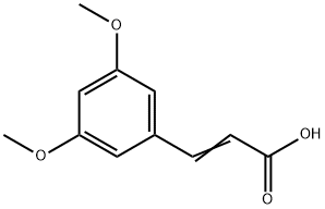 3,5-DIMETHOXYCINNAMIC ACID Structure
