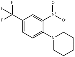 N-[2-NITRO-4-(TRIFLUOROMETHYL)PHENYL]PIPERIDINE Structure