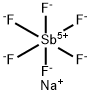 Sodium hexafluoroantimonate Structure