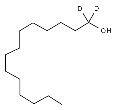 N-TETRADECYL-1,1-D2 ALCOHOL Structure